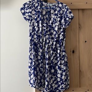 Dress blue floral